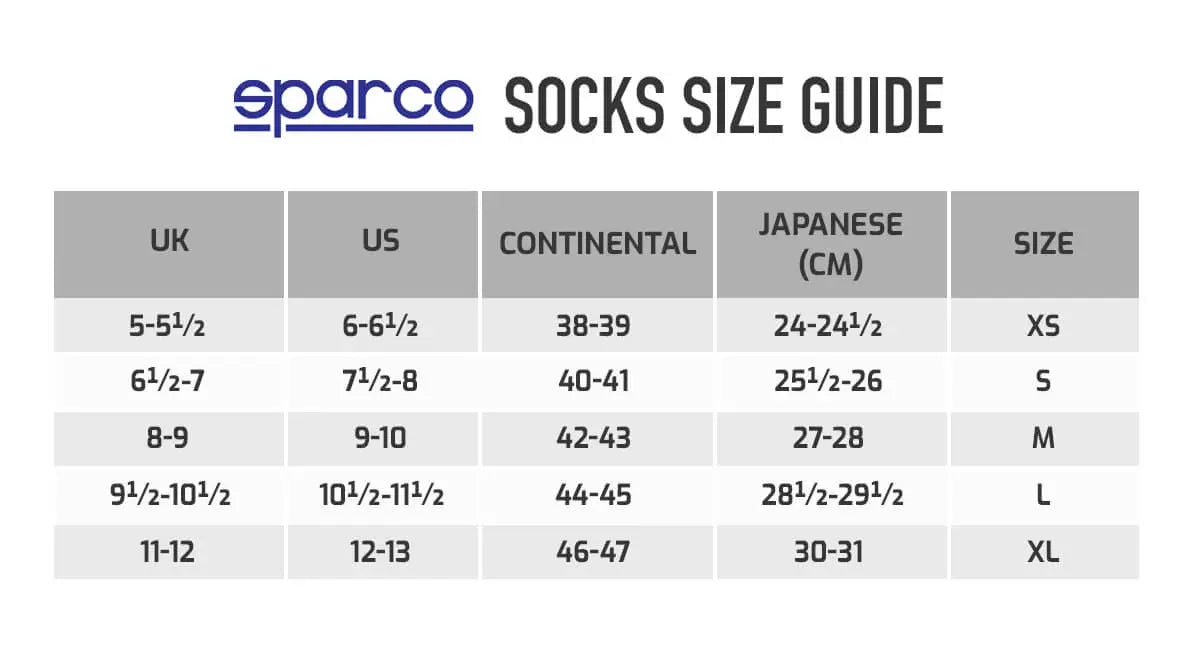 Sparco RW-4 FIA socks